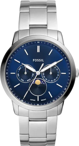 Vista 17 de Fossil Neutra - Reloj cronógrafo de cuarzo de acero inoxidable y cuero para hombre Pulsera negra/marrón