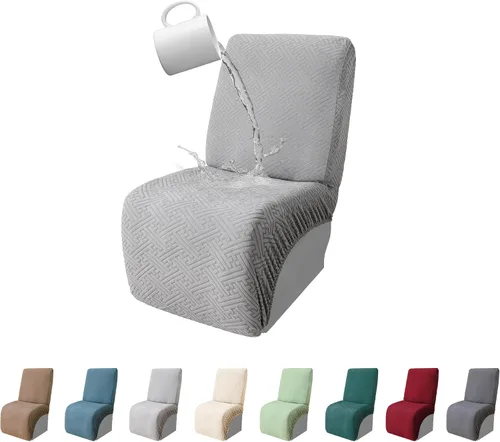 Vista 67 de Fundas de sofá reclinable seccional 100% impermeables para sofá reclinable en forma de L, funda de sofá modular de esquina en forma de L, fundas