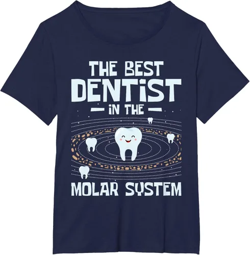 Vista 15 de El mejor dentista - Molar Teeth Dental Odontología DDS Camiseta Negro