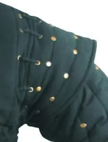 Vista 5 de Capa acolchada gruesa de Gambeson Aketon Chaqueta Armadura Tela de algodón