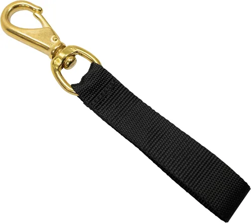 Vista 7 de Scuba Choice Ganchos giratorios con correa de cincha, gancho de latón industrial de grado marino de 3-1/4 pulgadas para banderas, buceo y correas