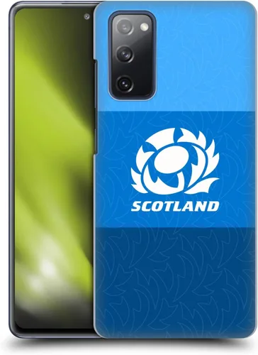 Vista 9 de Head Case Designs Officially Licensed Scotland Rugby Gradient Pattern Graphics Hard Back Case Compatible with Samsung Galaxy S20 FE / 5G