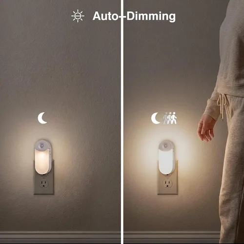 Vista 2 de Camelion 4-in-1 Power Failure Night Light,Flashlight,Motion Sensing, 3-Pack