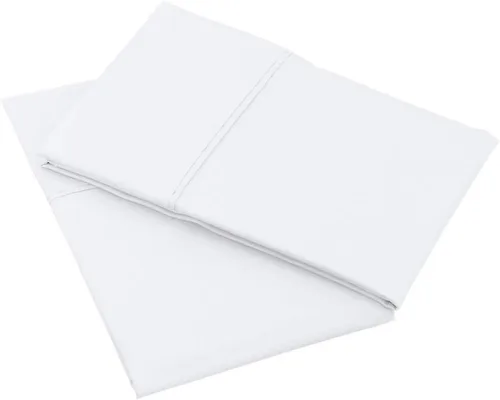 Vista 26 de ARlinen Funda de almohada tamaño Queen estándar, fundas de almohada de algodón sólido burdeos de 20 x 30 pulgadas