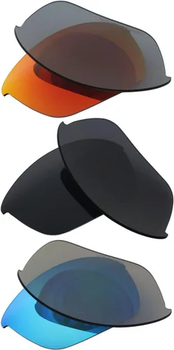 Vista 3 de 3 pares COODY lentes polarizadas de repuesto para Oakley Half Jacket 20 gafas de sol OO9144