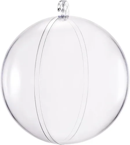 Vista 9 de uxcell 6 bolas de plástico transparente de 1 3/16 pulgadas (1.181 in)