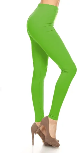Vista 61 de Leggings Depot NCL27 pantalones capri para yoga de algodón premium suave Negro
