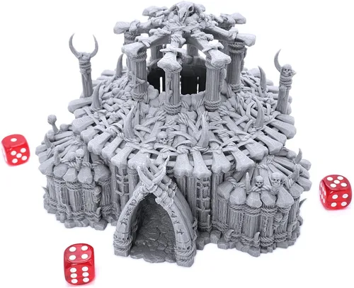 Vista 2 de The Witch Temple by Printable Scenery, 3D Impreso RPG Scenery y Wargame Terrain 1.102 in Miniaturas