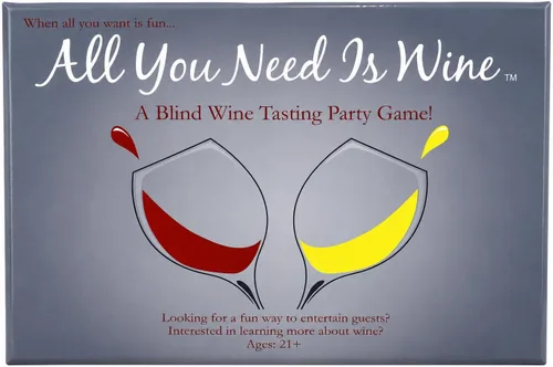 Vista 2 de ALL YOU NEED IS WINE A BLIND WINE TASTING PARTY GAME! Kit de juego de vino