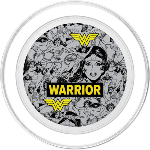 Vista 2 de Wonder Woman Warrior Pattern PopSockets MagSafe PopGrip para iPhone