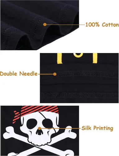 Vista 4 de Pijama pirata de A&J Design para niños pequeños