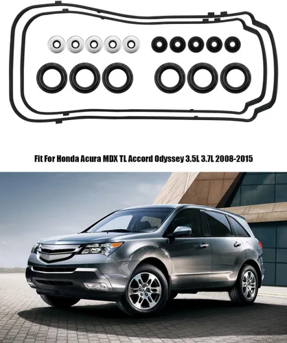 Vista 5 de Juego de juntas de tapa de válvula VS50773R, kit de sellado de fugas de aceite de motor para Honda Acura MDX TL Accord Odyssey 3.5L 3.7L, incluye