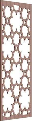 Vista 67 de 9 3/8"W x 24 3/8"H x 1/4"T Southgate Decorativos Paneles De Pared De Madera Calado, Abedul