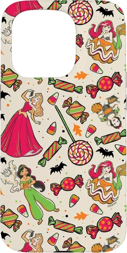 Vista 14 de iPhone 16 Disney Princess Snow White Ariel Jasmine Aurora Funda de Halloween