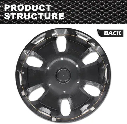 Vista 4 de CNNELL 1 tapacubos de 15 pulgadas para llanta completa compatible con Ford Transit Connect Van 2010-2013 9T1Z1130A, 9T161130AA, 1 unidad
