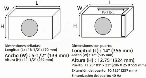 Vista 3 de Subwoofer de doble bobina de voz Planet Audio AC15D 15 pulgadas 2100 W., 8 pulgadas, 8 pulgadas, Negro