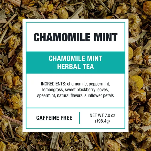 Vista 6 de Tiesta Tea - Infusión Fría de Manzanilla y Menta, Hoja Suelta, Mezcla Premium, Té Helado Sin Cafeína, 10 Paquetes de Infusión Fría, Rinde Una Jarra