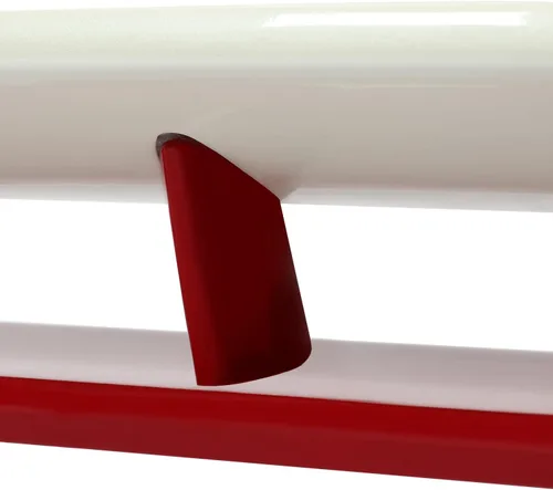 Vista 9 de HECASA Alerón trasero para maletero compatible con Nissan 370Z Coupé 2009-2021, alerón de maletero ala de plástico rojo y blanco