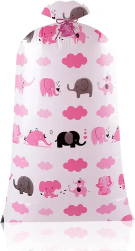 Vista 7 de ysmile Bolsa de regalo extra grande para baby shower, bolsa de envoltura de regalo para niños, bolsa de plástico gigante de 60 pulgadas