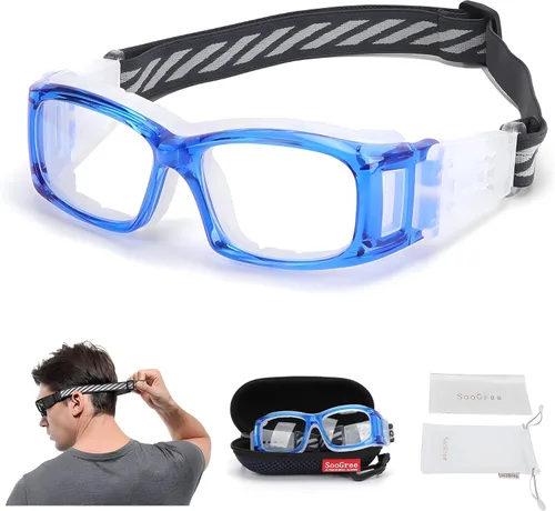 Vista 11 de SooGree Gafas deportivas de baloncesto, gafas protectoras para hombres, gafas de seguridad
