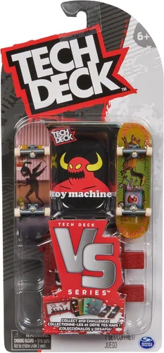 Vista 5 de Tech Deck Versus Series - Fingerboard Set of 2 with Obstacle, Trick Cards and Accessories (Random Selection - Assorted Products) for Fingerboarding
