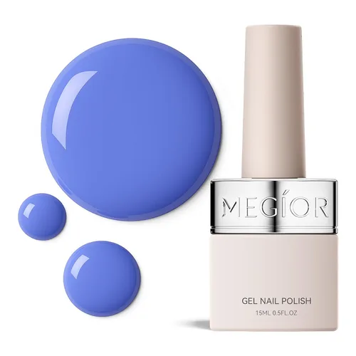Vista 18 de MEGIOR Esmalte de uñas de gel libre de TPO, 0.5 onzas líquidas, base de gel transparente para remojar la lámpara de uñas LED, capa base de larga