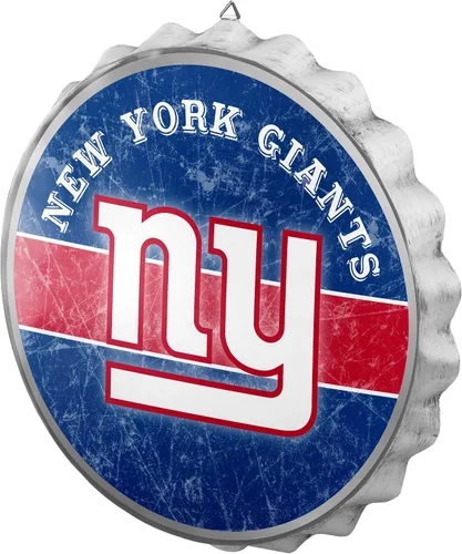 Vista 20 de NFL Team Logo Distressed Metal Hanging Wall Bottle Cap Sign