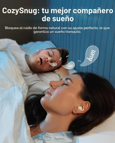 Vista 2 de Lytmi CozySnug C1 - Auriculares para dormir, Bluetooth 5.3 con bloqueo de ruido, control de aplicación, ajuste cómodo, 3 tamaños de puntas