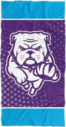 Vista 53 de LOGOVISION Manta Abilene Christian University, 30x60 Logo Dots CottonFront/PolyBackBeachTowel