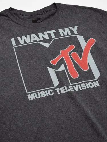 Vista 2 de MTV Camiseta con logotipo para hombre