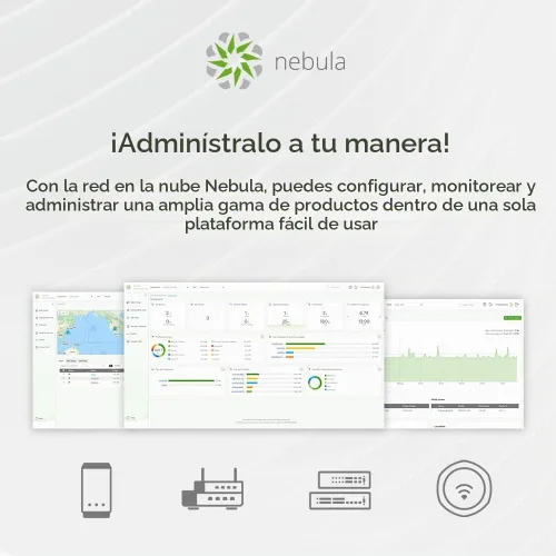 Vista 7 de Zyxel Conmutador Ethernet de red de 8 puertos Gigabit administrado inteligente GS1915-8