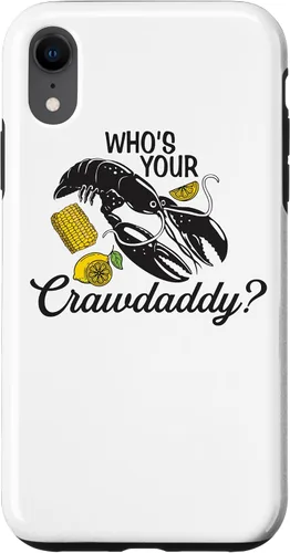Vista 8 de iPhone 14 Who's Your Crawdaddy, Lobster Crawfish, CrawDad, Seafood Case