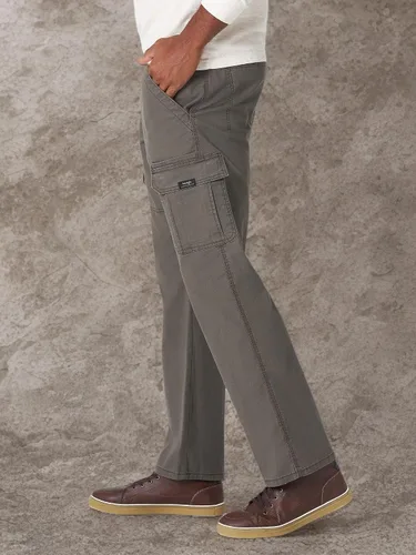 Vista 9 de Wrangler Men's Relaxed Fit Stretch Cargo Pant Verde oliva (Olive Drab)
