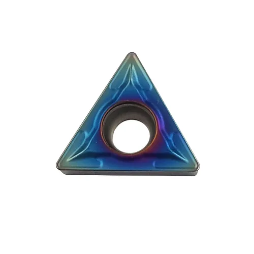 Vista 5 de 10 piezas TCMT21.51/TCMT110204 Insertos de carburo con revestimiento nano-azul. El inserto TCMT es adecuado para portabrocas de torneado de 91°