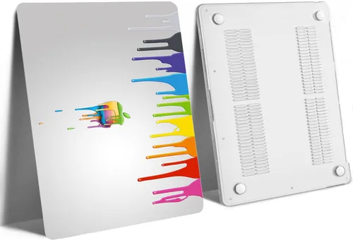 Vista 6 de Funda rígida para laptop compatible con MacBook Air de 11 pulgadas 2015 2014 2013 2012 2011 2010 modelo de lanzamiento A1370 A1465, impresión a