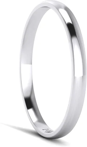 Vista 3 de LANDA JEWEL Anillo de boda pulido de oro amarillo rosa blanco macizo de 14 quilates, 0.079in, forma de cancha ligera, ajuste cómodo, Oro