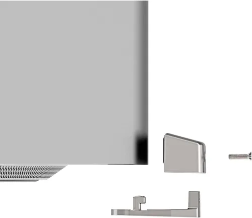 Vista 3 de Compulocks Mac Studio - Adaptador de bloqueo de borde con bloqueo de cable combinado, color plateado Cerradura de seguridad segura de aluminio
