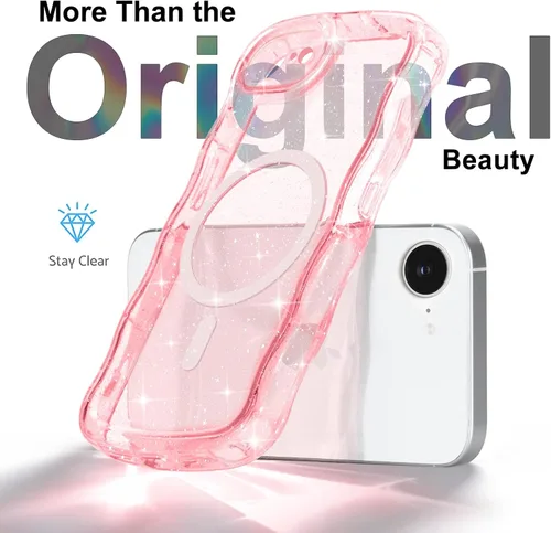 Vista 220 de Pepmune Funda magnética para iPhone 17 Pro Max, color rosa