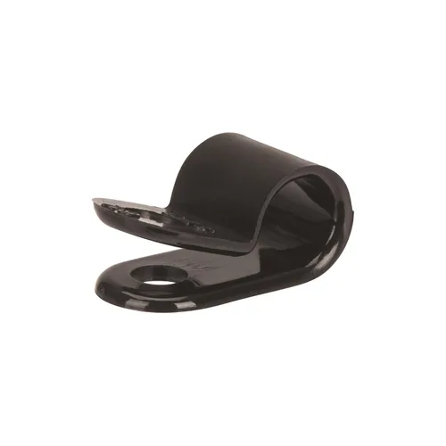 Vista 2 de NSI NCH-250-0 Abrazadera de cable de nailon resistente, 0.25" de diámetro, 0.5" de ancho, negro