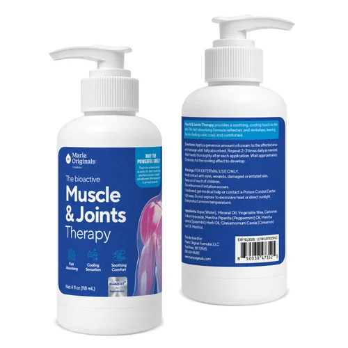 Vista 8 de Marie Originals Terapia articular y muscular Crema tópica para aliviar el dolor no graso, con aceites esenciales naturales para calmar