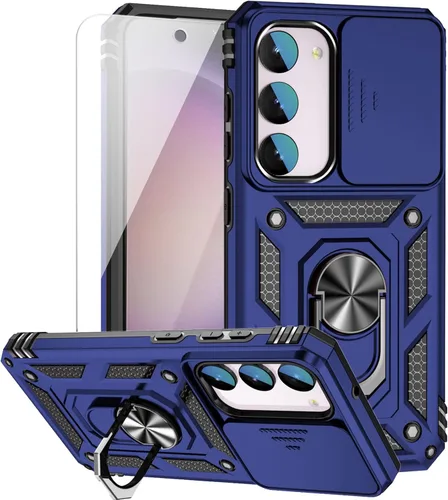 Vista 16 de Funda para Samsung Galaxy S23 FE con cubierta deslizante para cámara con protector de pantalla HD [grado militar de 16 pies probada en caídas] Funda