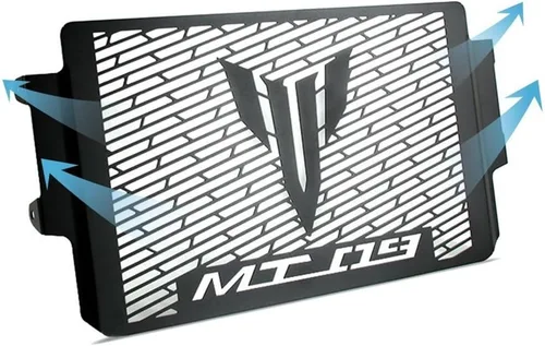 Vista 3 de Rejilla de radiador de motocicleta, protector de radiador de motocicleta, cubierta de parrilla para Y&AMAHA MT-09 MT09 SP Mt 09 Fz09 FZ-09 2021 2022