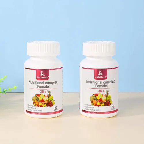 Vista 8 de JulyDeer Multivitamínico para mujeres 60 tabletas completas multiminerales 2 botellas.