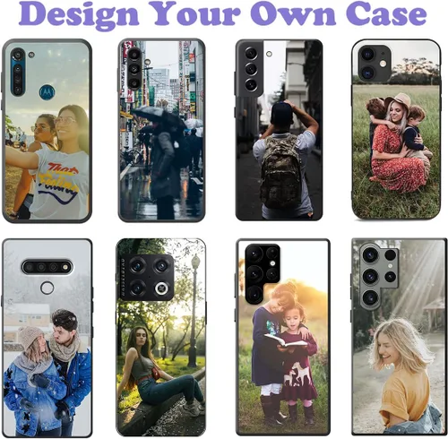Vista 2 de Funda personalizada con texto y fotos para LG Velvet 5G, funda de teléfono personalizada para LG Velvet 5G, compatible con LG Velvet 5G, fundas