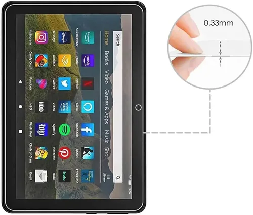 Vista 5 de Protector de pantalla de vidrio templado para tablet de 7 pulgadas, paquete de 2 (7 niños)