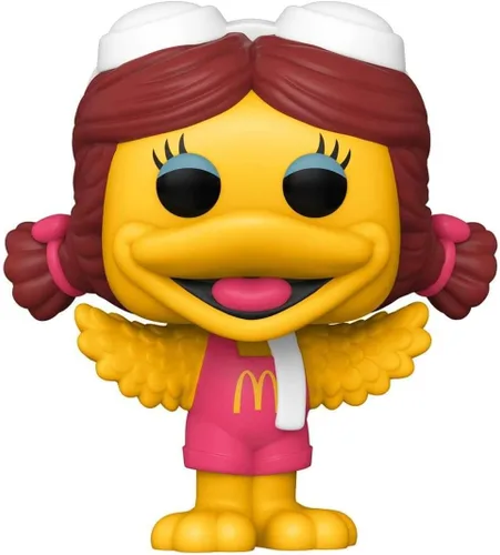 Vista 4 de Pop! Iconos de anuncio: McDonald's - Paquete de 2 Fry Guy (naranja y azul)