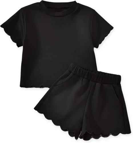 Vista 16 de Aalizzwell Traje de verano para niña pequeña 2-5T Púrpura