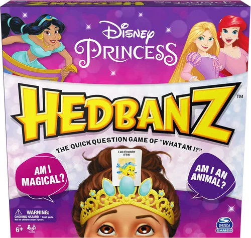 Vista 9 de Spin Master Games Hedbanz Disney Princess with Hedbanz Frozen - Paquete de 2 juegos, juego de preguntas clásico para niños y familias, a partir de 6
