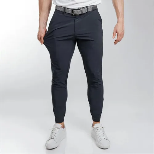 Vista 3 de GIERIDUC Pantalones cargo para hombre, pantalones deportivos con bolsillos, informales, con botones abiertos al frente, con bragueta ajustada