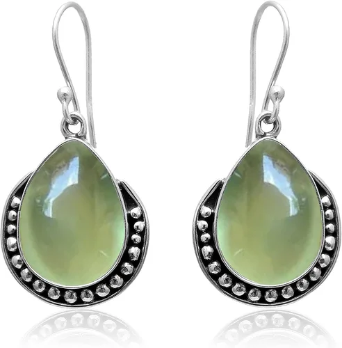 Vista 6 de Veracity Jewelry - Aretes de plata de ley con piedras preciosas para mujeres y niñas, regalo para su cumpleaños, aniversario, esposa, mamá, novia